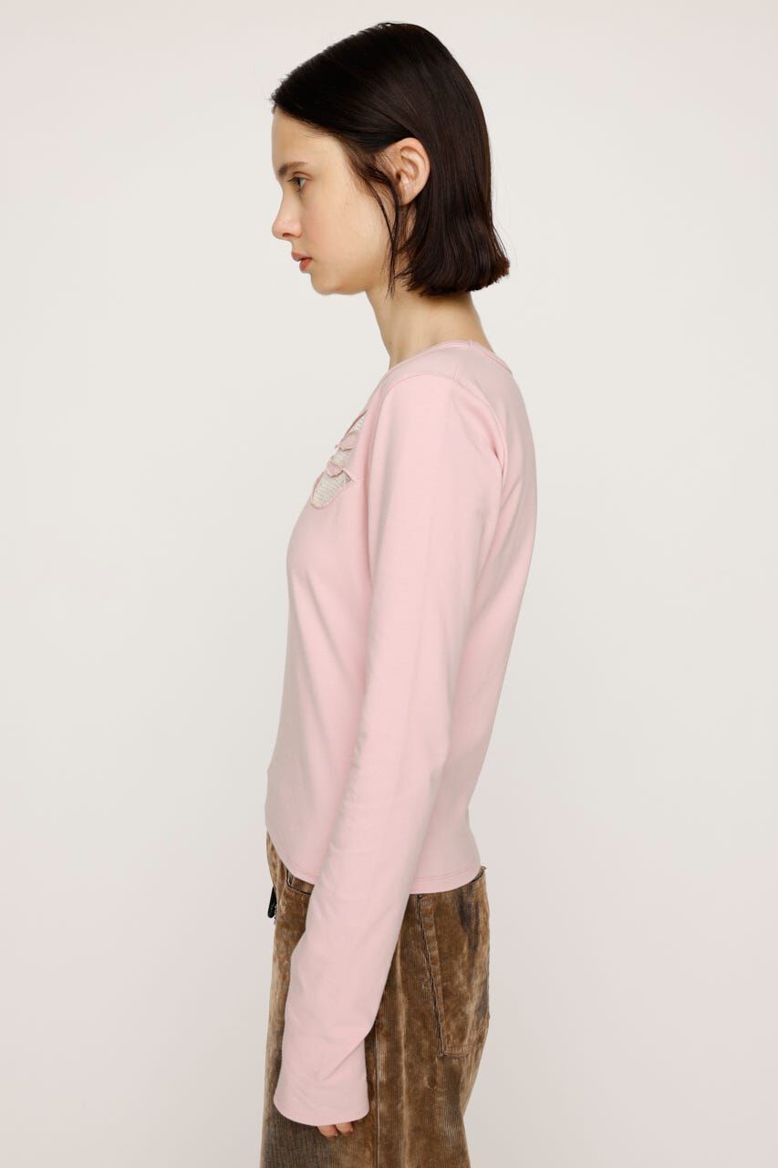 SLY「RIBBON LACE トップス」|Tシャツ・カットソー|