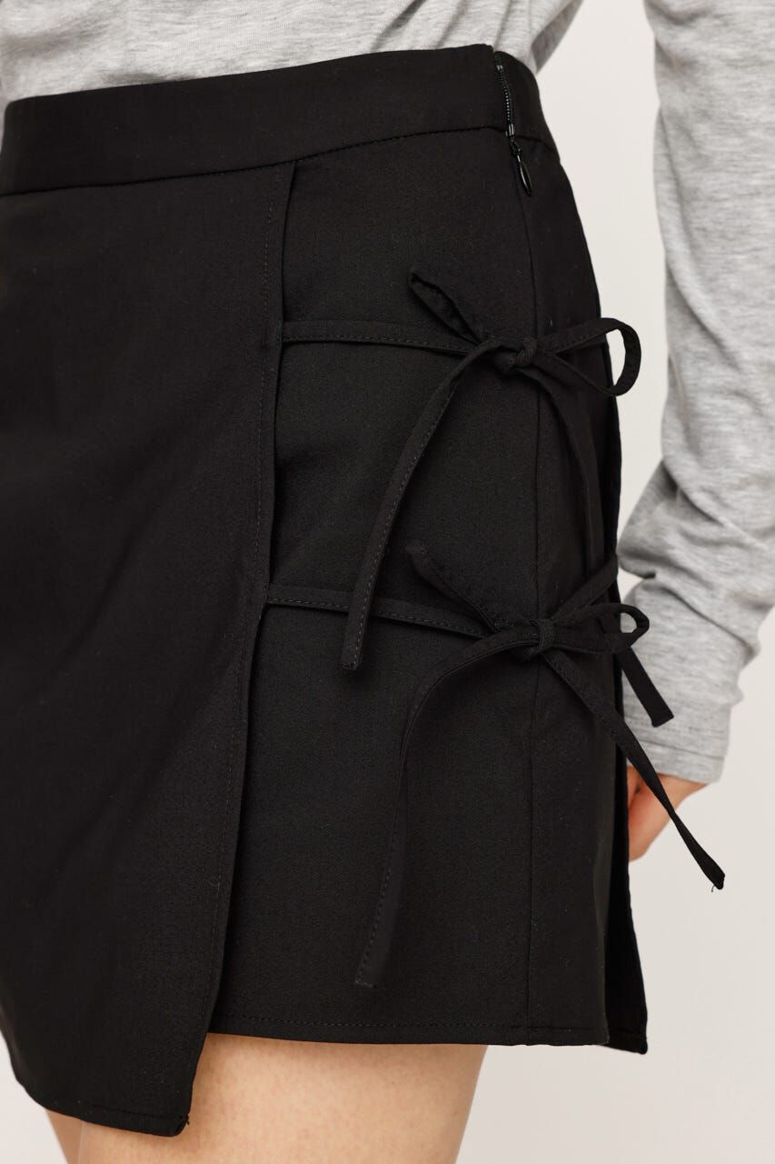 SLY「GATHER RIBBON WRAP ショートスカート」|スカート|