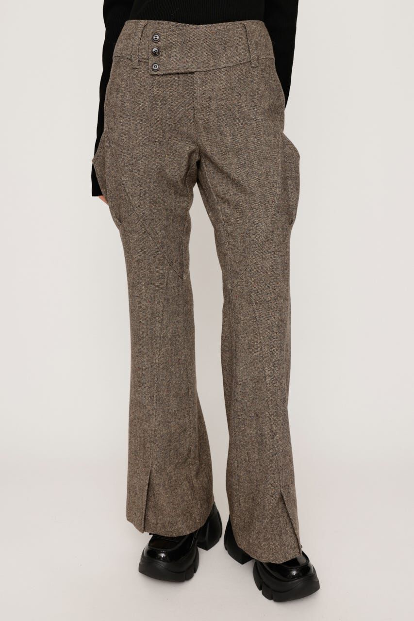 SLY「WIDE BELT FLARE パンツ」|その他|M/BRN7