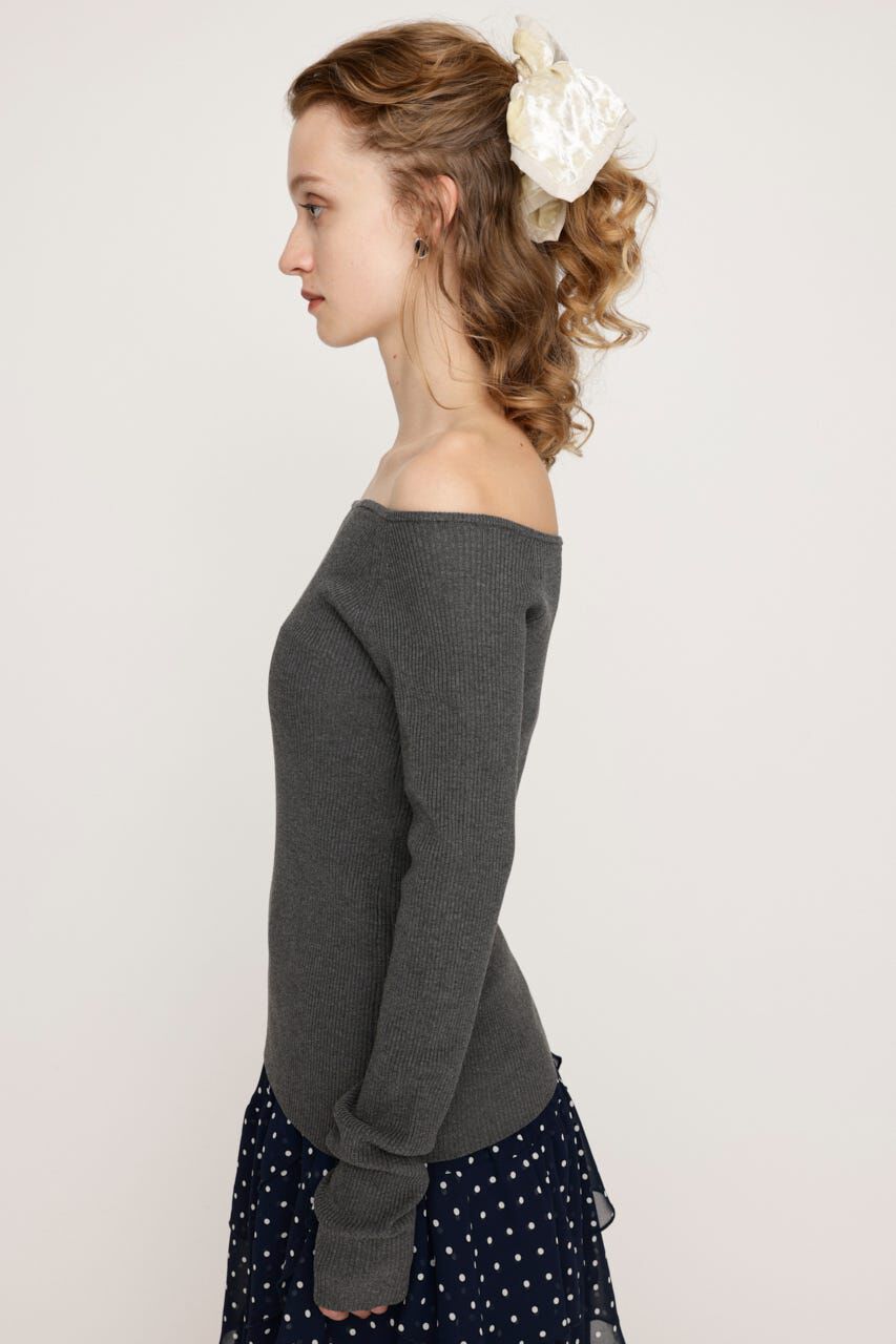 SLY「HG OFFSHOULDER トップス」|ニット・セーター|