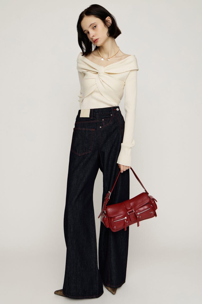 SLY「BACK TO FRONT DENIM パンツ」|デニム|