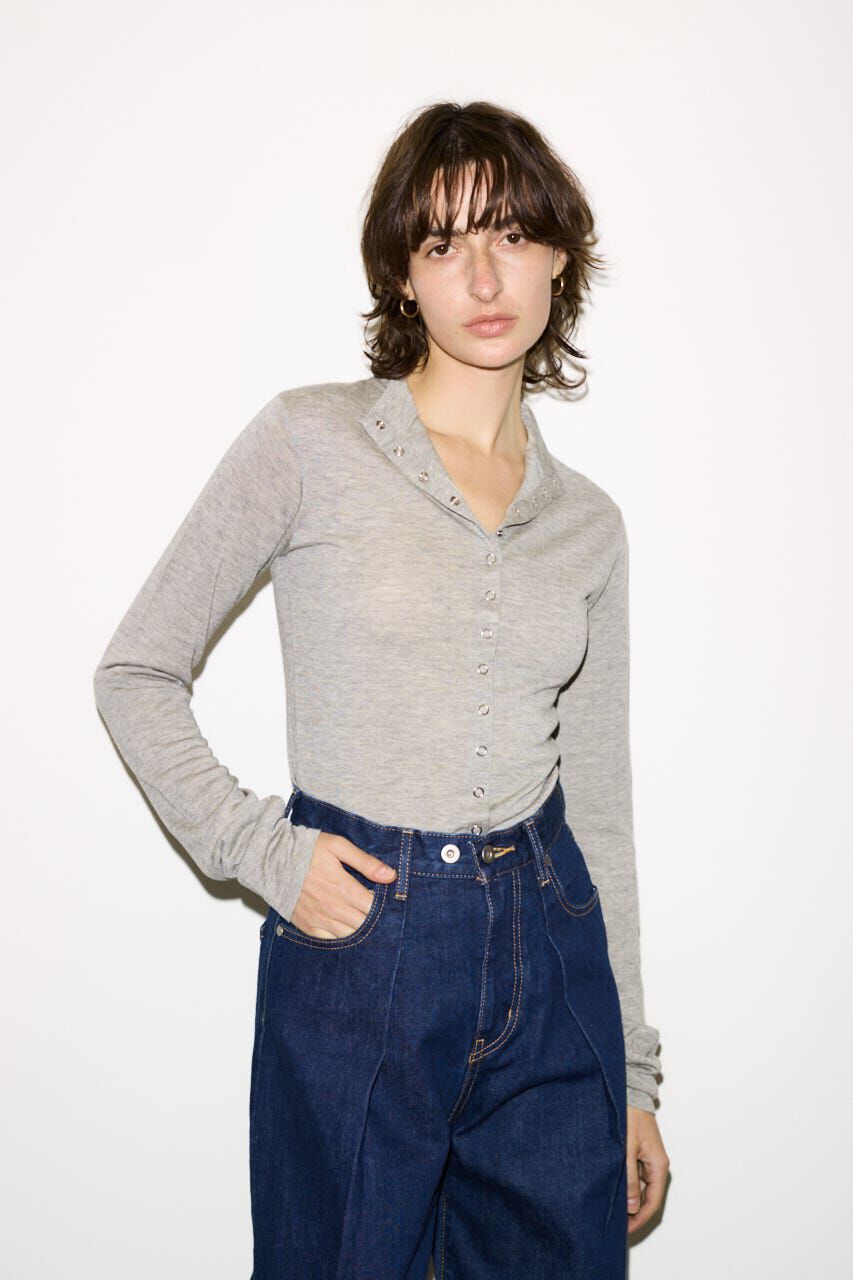 SLY「RING BUTTONS トップス」|ニット・セーター|