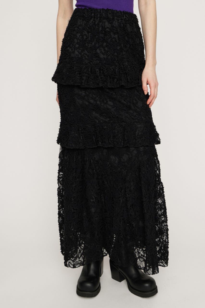 SLY「LACE MERMAID スカート」|スカート|BLK