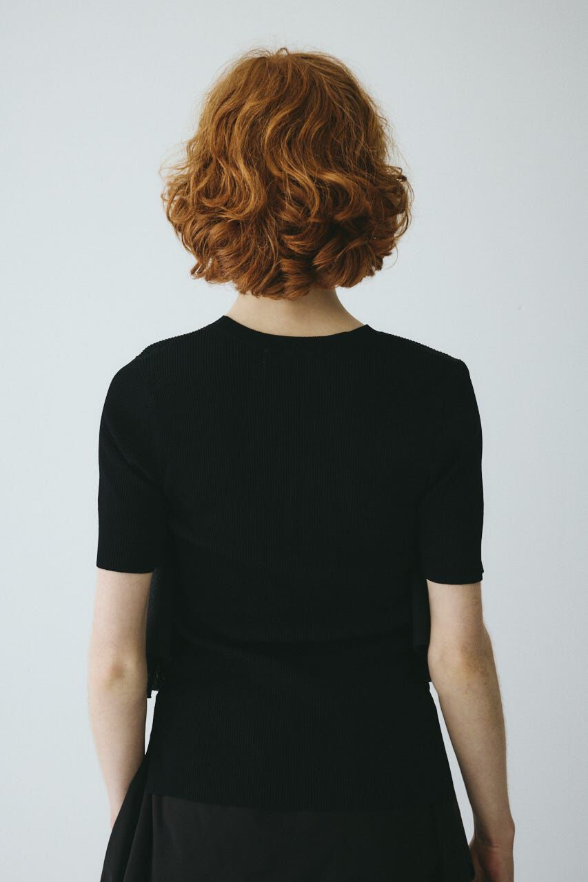 HeRIN.CYE「［予約］Wave flare knit tops」|Tシャツ・カットソー|