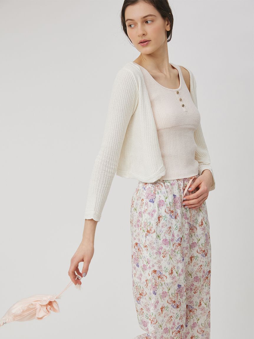 SNIDEL HOME「クロシェカーディガン」|ルームウェア|