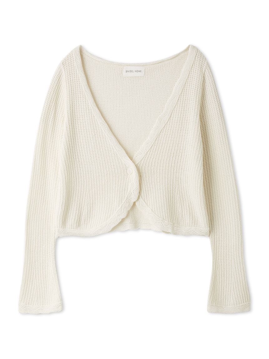 SNIDEL HOME「クロシェカーディガン」|ルームウェア|