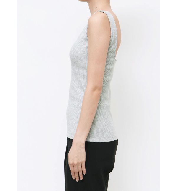 ELENDEEK「SQUARE NECK PAD TANK」|タンクトップ|