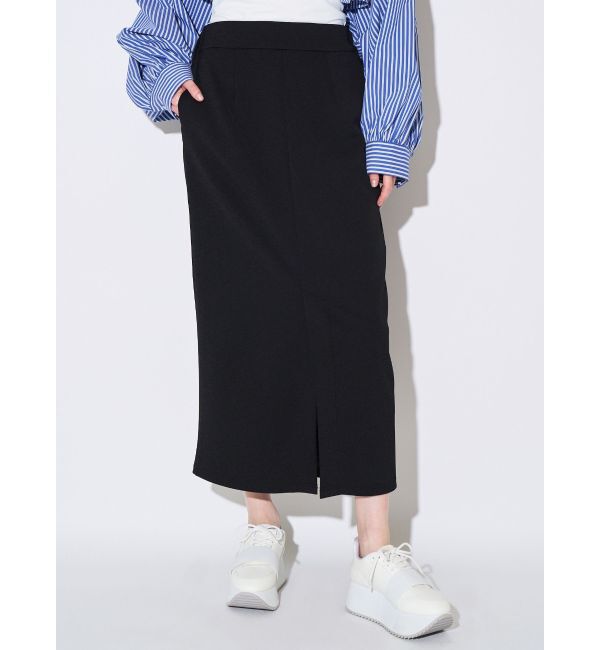 ELENDEEK「2WAY JERSEY SK」|スカート|ブラック