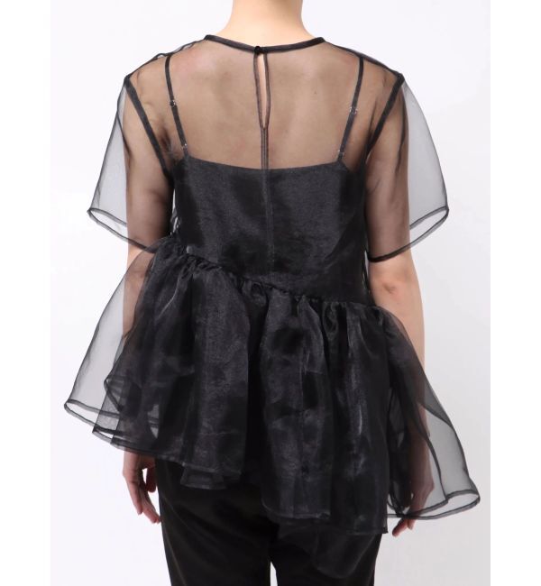 ELENDEEK「【yuumi&times;ELENDEEK】CAMI SET ASYMMETRY BL」|シャツ・ブラウス|