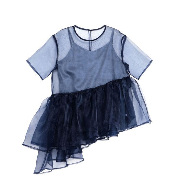 ELENDEEK「【yuumi&times;ELENDEEK】CAMI SET ASYMMETRY BL」|シャツ・ブラウス|