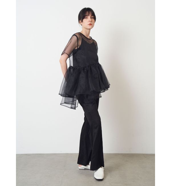 ELENDEEK「【yuumi&times;ELENDEEK】TUCK WIDE FLARE PT」|その他|