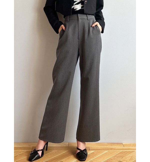 RESEXXY「ストレートパンツ」|その他|チャコールグレー