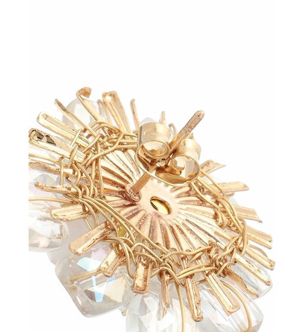 RESEXXY「ビーズビックフラワーピアス」|ピアス|