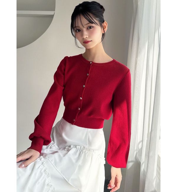 RESEXXY「クルーネックニットカーディガン」|カーディガン|