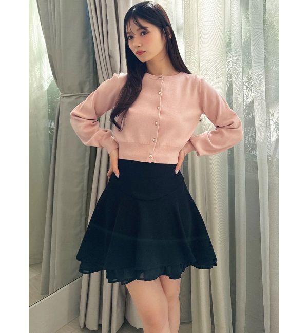 RESEXXY「クルーネックニットカーディガン」|カーディガン|