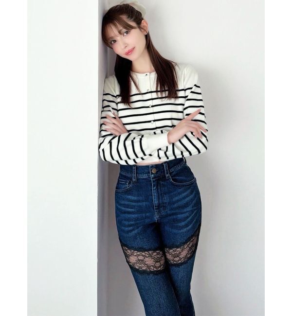 RESEXXY「クルーネックニットカーディガン」|カーディガン|