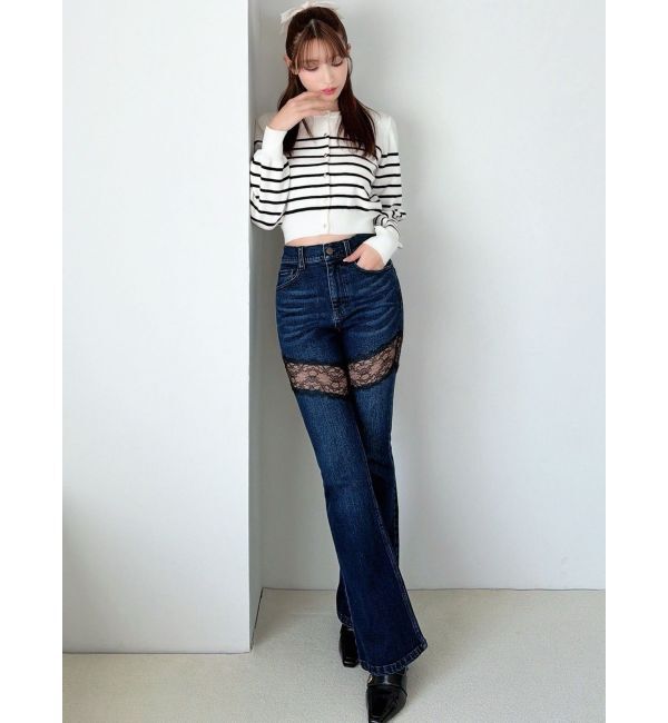 RESEXXY「クルーネックニットカーディガン」|カーディガン|