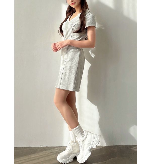 RESEXXY「バックオープンポロワンピース」|ワンピース|