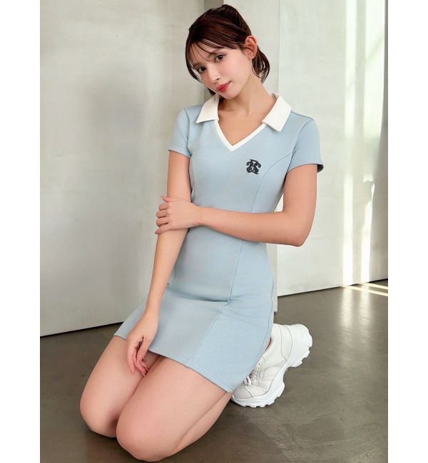 RESEXXY「バックオープンポロワンピース」|ワンピース|