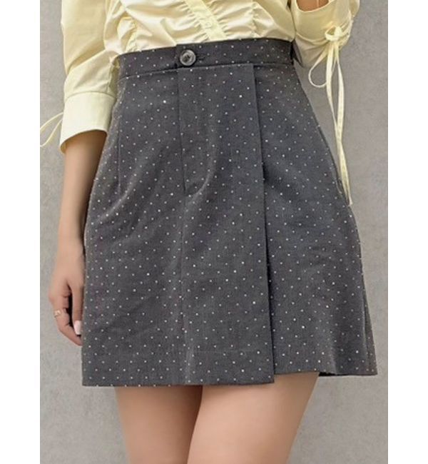 dazzlin「【セットアップ対応】レイヤーハイウエストミニスカート」|スカート|ミックス