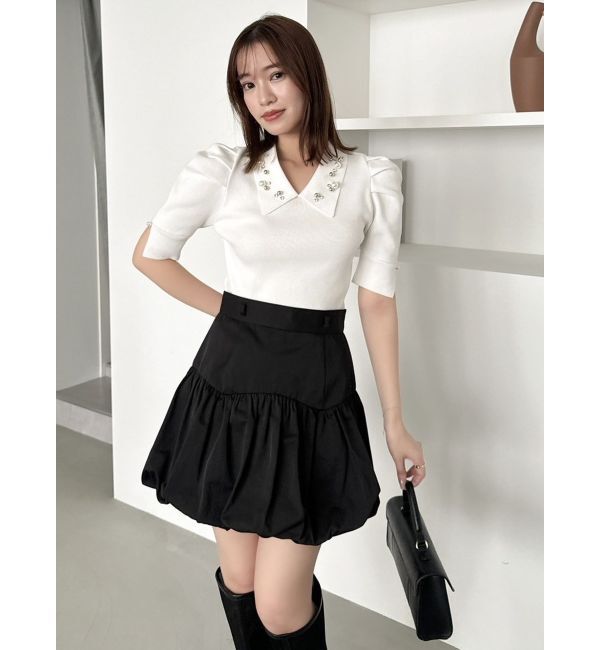 dazzlin「バリエバルーンミニスカート」|スカート|