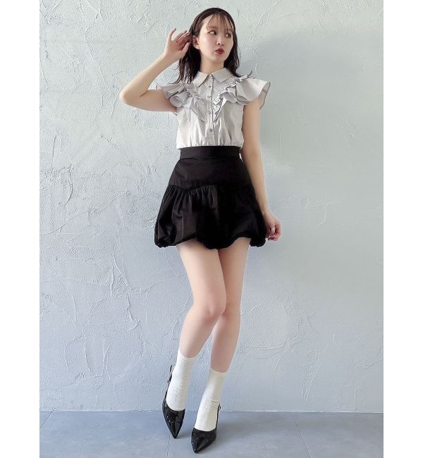 dazzlin「バリエバルーンミニスカート」|スカート|