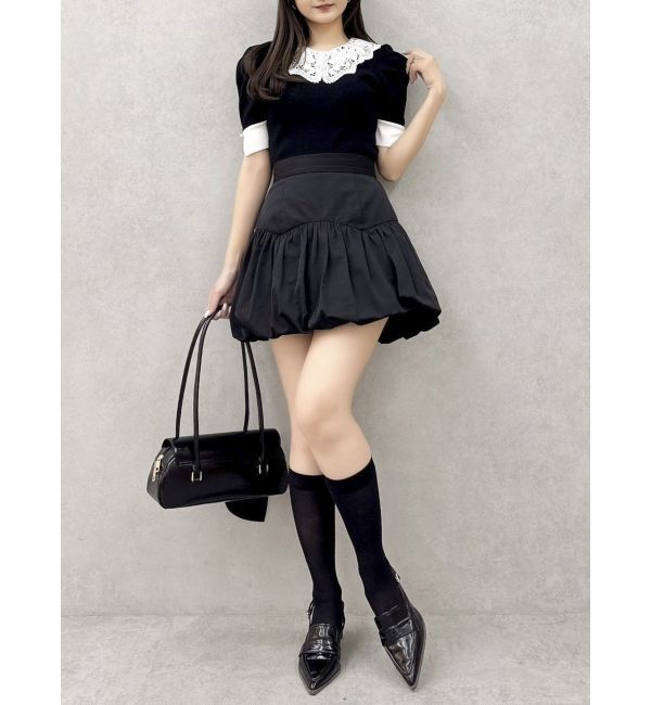 dazzlin「バリエバルーンミニスカート」|スカート|