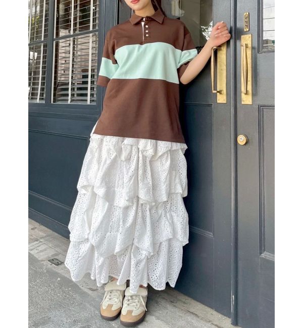 dazzlin「ラガーオーバーシャツ」|ポロシャツ|