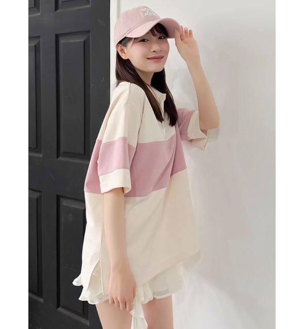 dazzlin「ラガーオーバーシャツ」|ポロシャツ|