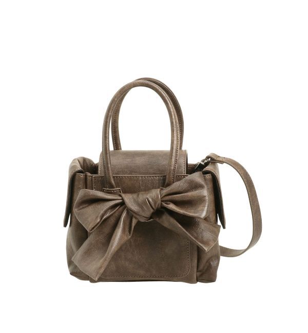 EMODA「リボンボックスバッグ」|ハンドバッグ|