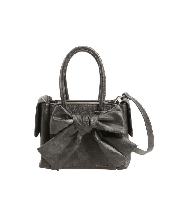 EMODA「リボンボックスバッグ」|ハンドバッグ|