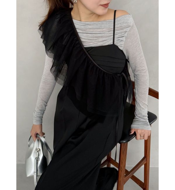 MERCURYDUO「【OUNNOUN】ワイドレッグオールインワン」|オールインワン|