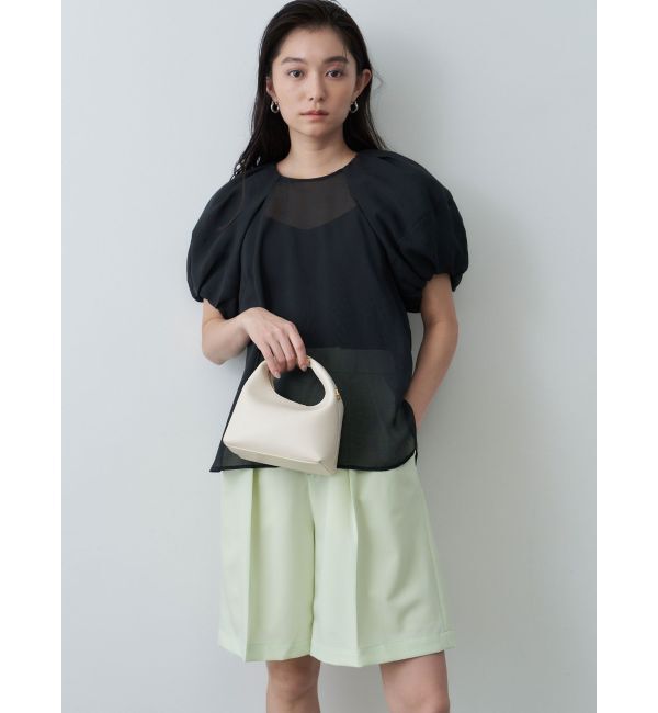 MERCURYDUO「【OUNNOUN】バルーンスリーブシアーブラウス」|シャツ・ブラウス|