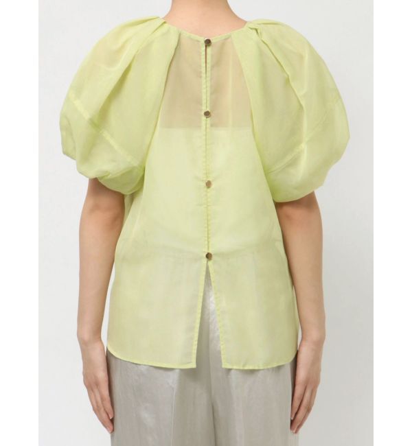 MERCURYDUO「【OUNNOUN】バルーンスリーブシアーブラウス」|シャツ・ブラウス|