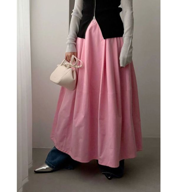 MERCURYDUO「【OUNNOUN】タフタコクーン2WAYドロストスカート」|スカート|