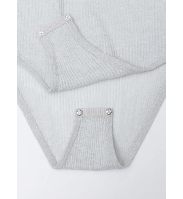 MERCURYDUO「【OUNNOUN】シアーリブボディースーツ」|ニット・セーター|