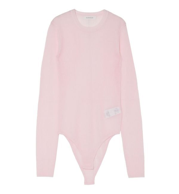 MERCURYDUO「【OUNNOUN】シアーリブボディースーツ」|ニット・セーター|