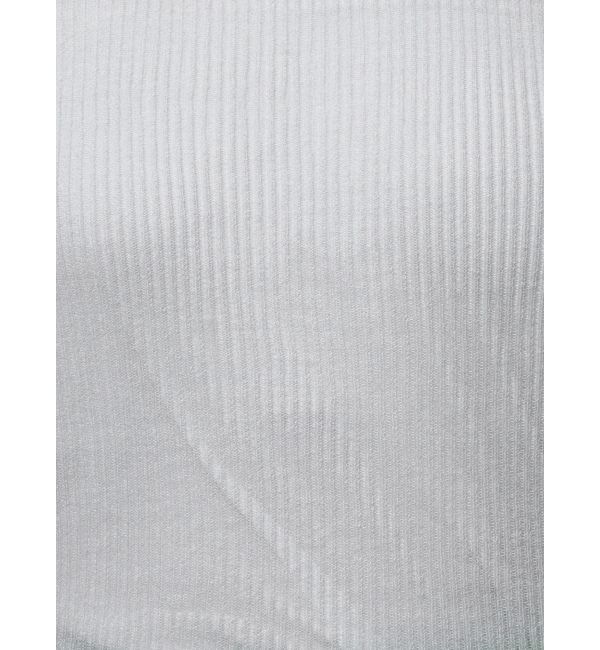 MERCURYDUO「【OUNNOUN】シアーリブボディースーツ」|ニット・セーター|