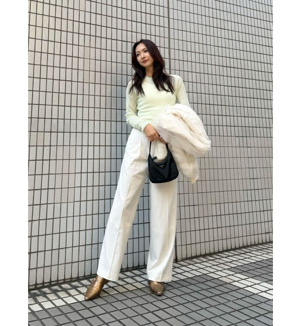 MERCURYDUO「【OUNNOUN】シアーリブボディースーツ」|ニット・セーター|