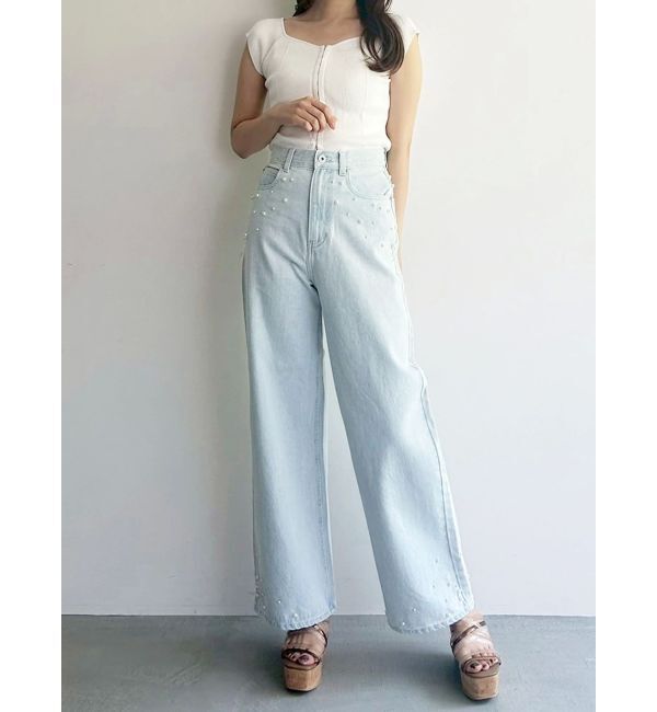 MERCURYDUO「パールデニムパンツ」|その他|