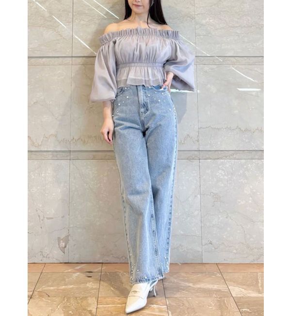 MERCURYDUO「パールデニムパンツ」|その他|