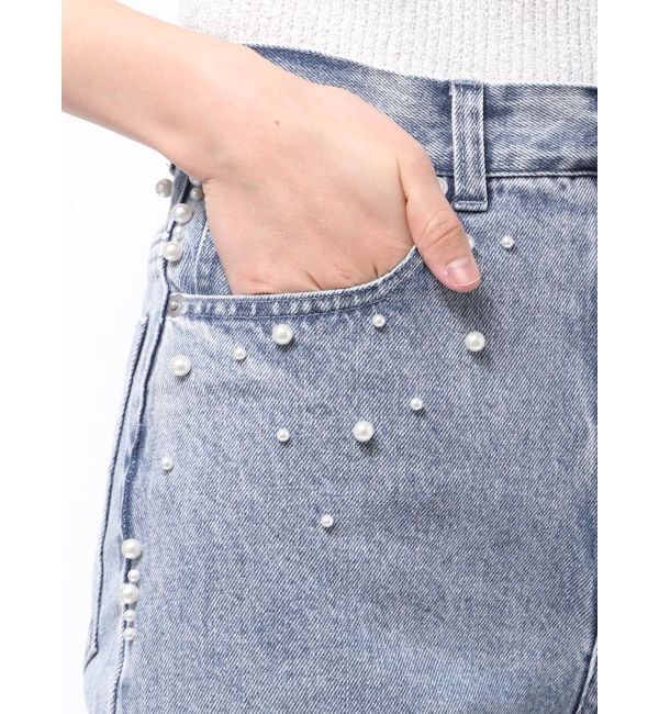 MERCURYDUO「パールデニムパンツ」|その他|