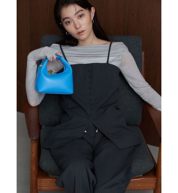 MERCURYDUO「【OUNNOUN】Vienna Top Handle Crossbody Bag」|ハンドバッグ|ブルー