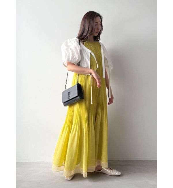 MERCURYDUO「【OUNNOUN】プリーツアメスリテントワンピース」|ワンピース|