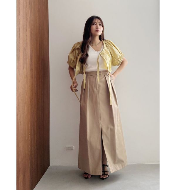 MERCURYDUO「【OUNNOUN】アシメカッティングニット」|ニット・セーター|