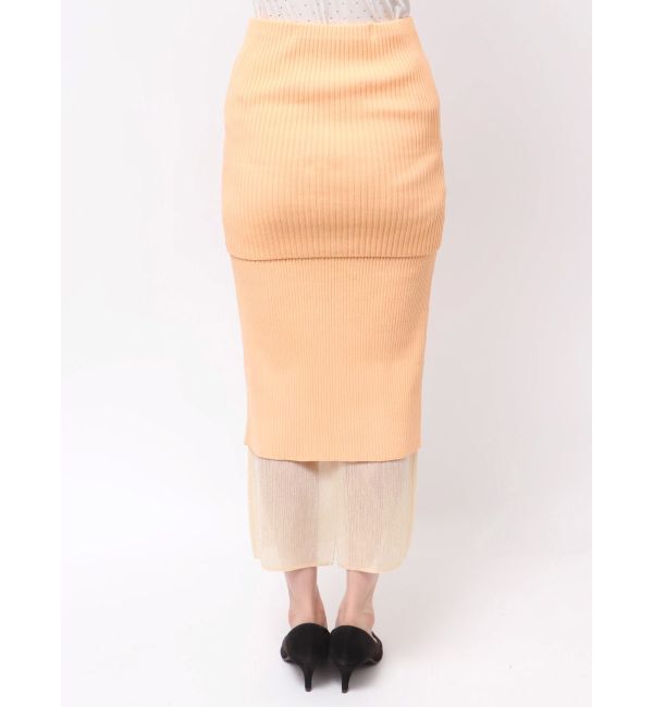 MERCURYDUO「【OUNNOUN】マルチWAYレイヤードスカート」|スカート|