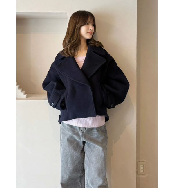 MERCURYDUO「【OUNNOUN】コクーンショートコート」|その他|