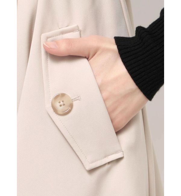 MERCURYDUO「【セットアップ着用可】トレンチライクジャンスカ」|ワンピース|