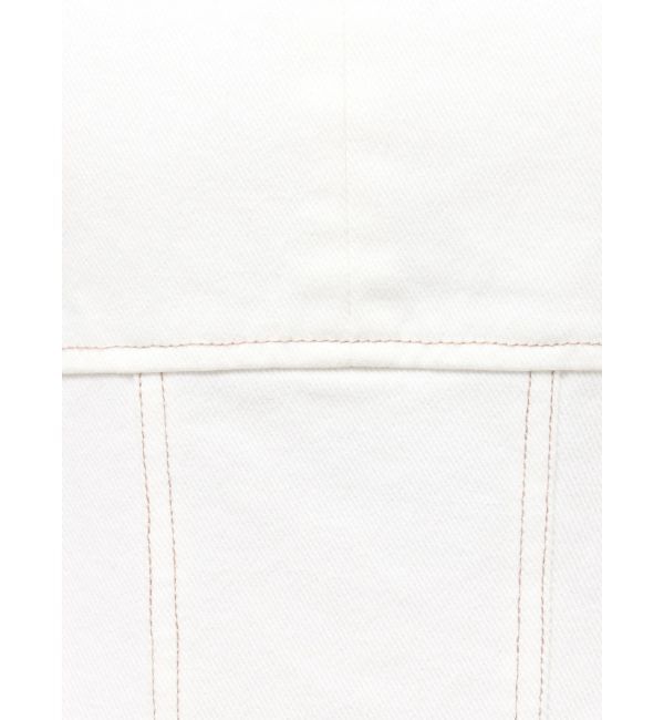 MERCURYDUO「デニムフィットアンドフレアバックレースアップジャンスカ」|ワンピース|