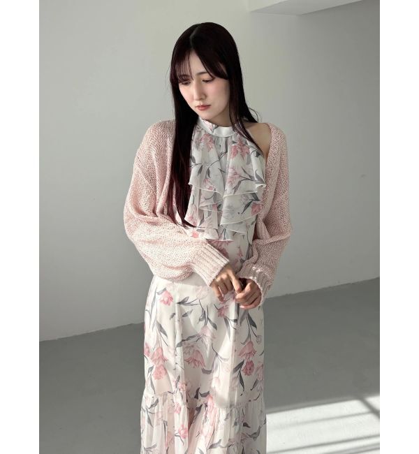 MERCURYDUO「花柄アメスリラッフルワンピース」|ワンピース|